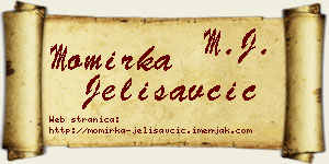Momirka Jelisavčić vizit kartica